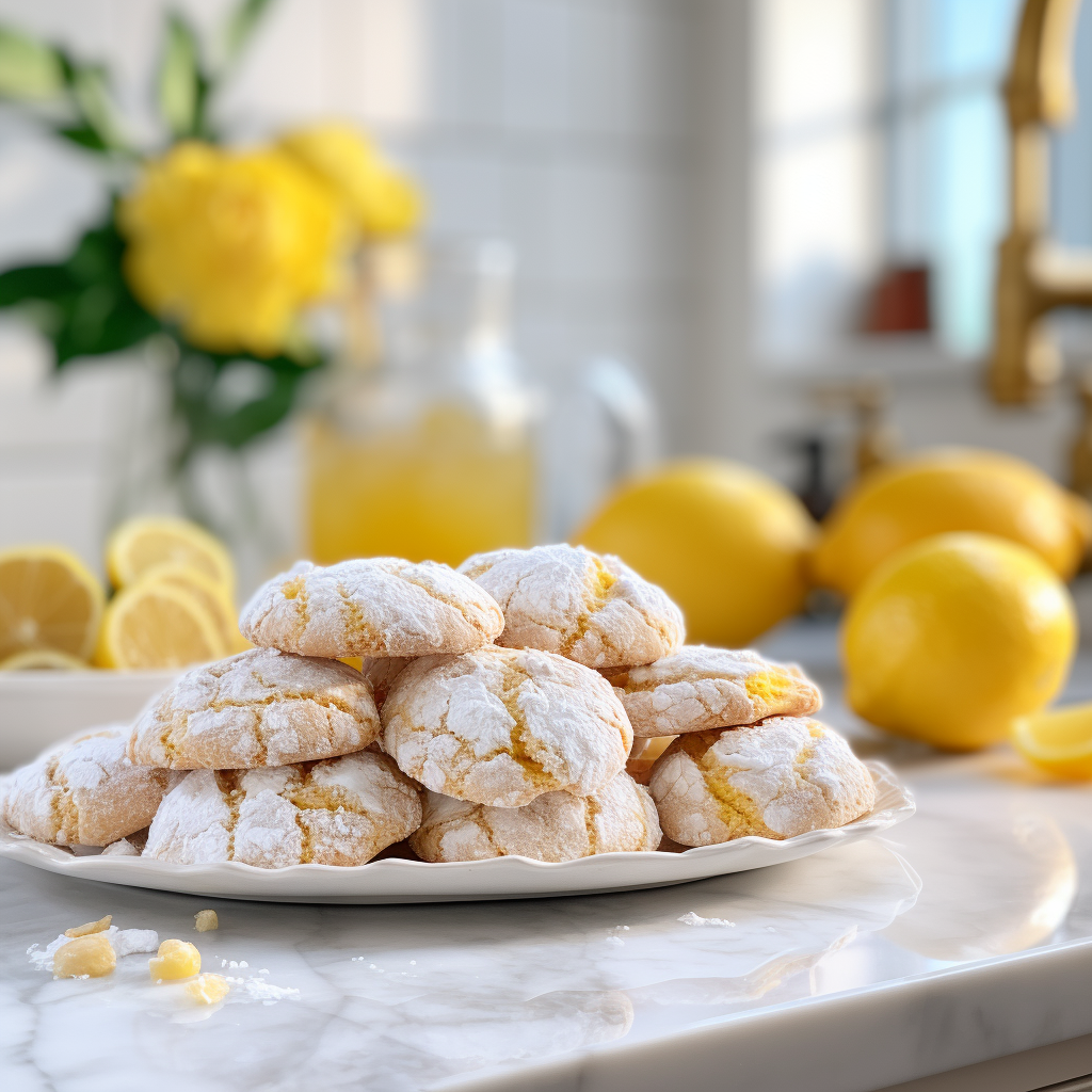 Lemon Zest Crinkle Cookie (12 pack)