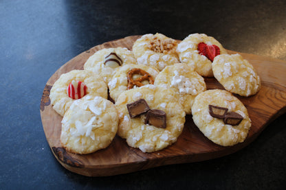 Coconut Cream Crinkle Cookie (12 pack)